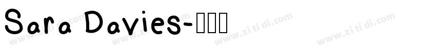 Sara Davies字体转换